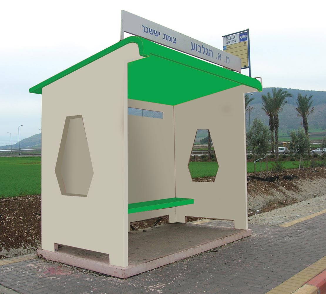 תחנות אוטובוס מועצה אזורית גלבוע 2003