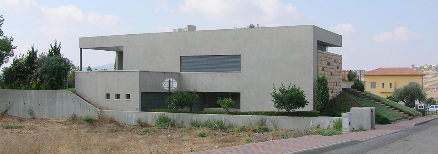 בית בכפר תבור - טיח מינרלי 2002